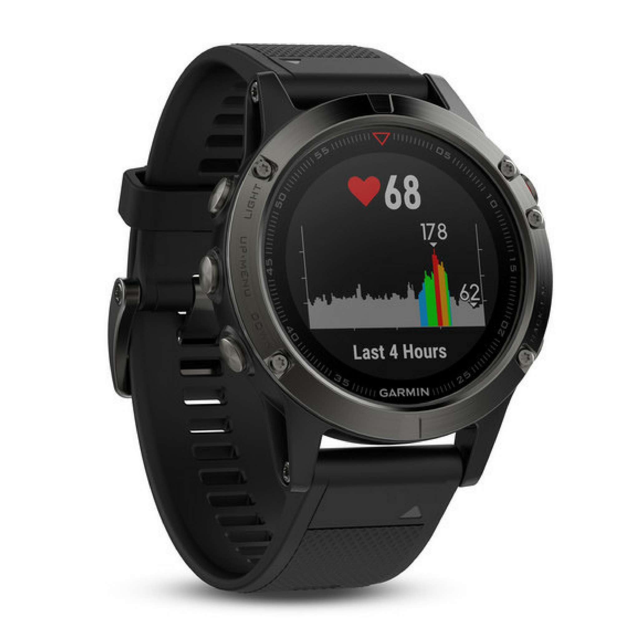 Garmin fenix 5 slate grey sales with black band